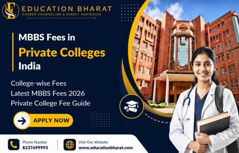 MBBS Fees in Private Colleges India 2026: College-Wise Cost